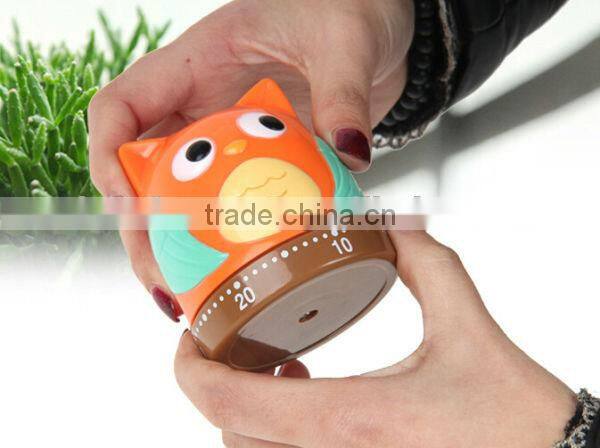 Owl design No battery Mechanical Kitchen Countdown Timer
