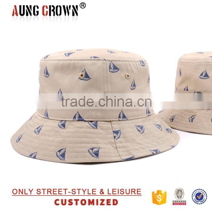 fashion cheap lovely 100% cotton bucket hat/cap