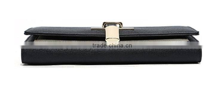 Newest ladies design saffiano wallet from custom wallet maker