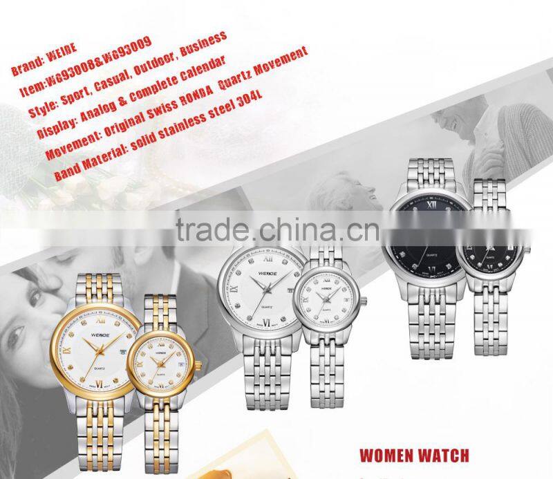 Hot new products china watch factory small MOQ couple lover wrist watch