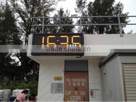 electronic wall display/wall mounted led clock display/stadium clock led display