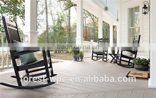 grooved deck board good quality material ecofriendly deck board