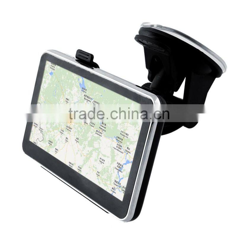 Wince MTK Portable Car GPS Navigator with bluetooth,av in and free map