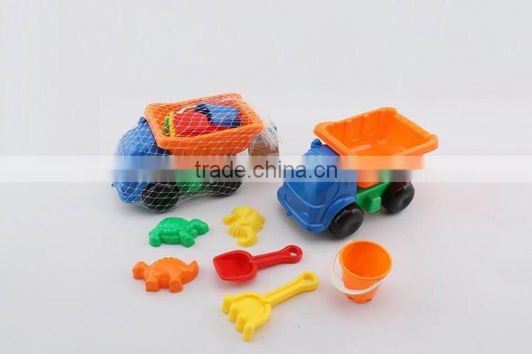 Summer funny beach sand molds kids toys Beach car (7 PCS)