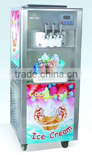 Professional ice cream machine BQL825B , Commercial soft ice cream making machine