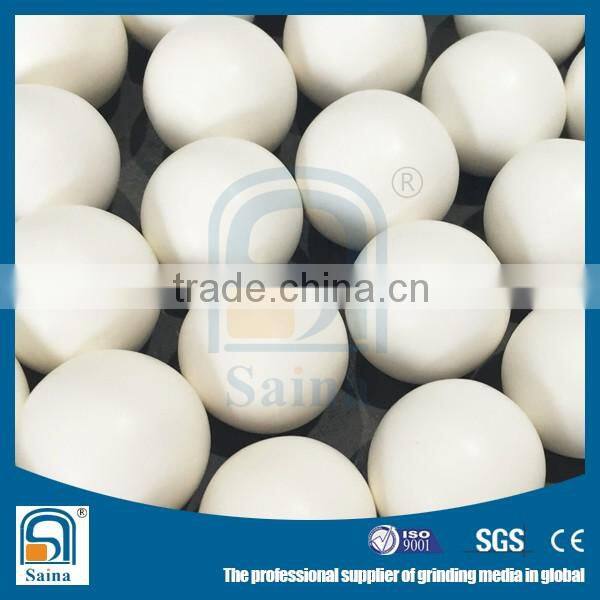 92% Al2O3 White Color High Ceramic Grinding Sphere