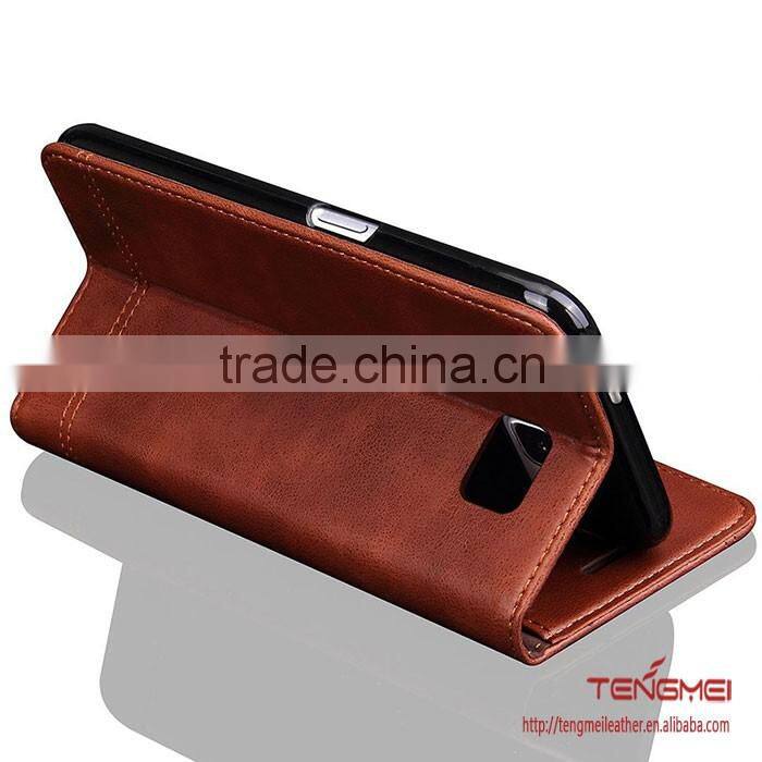 Premium PU magnet buckle cover case for samsung galaxy note 7