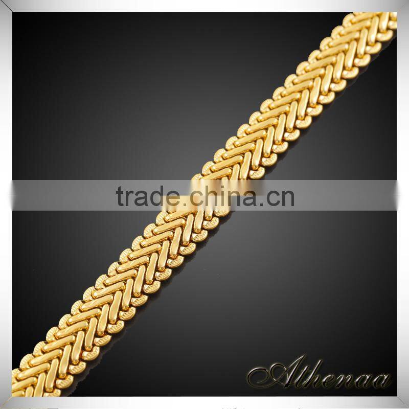 18k Gold Vacuum Plated Regular Copper bracelet jewelry