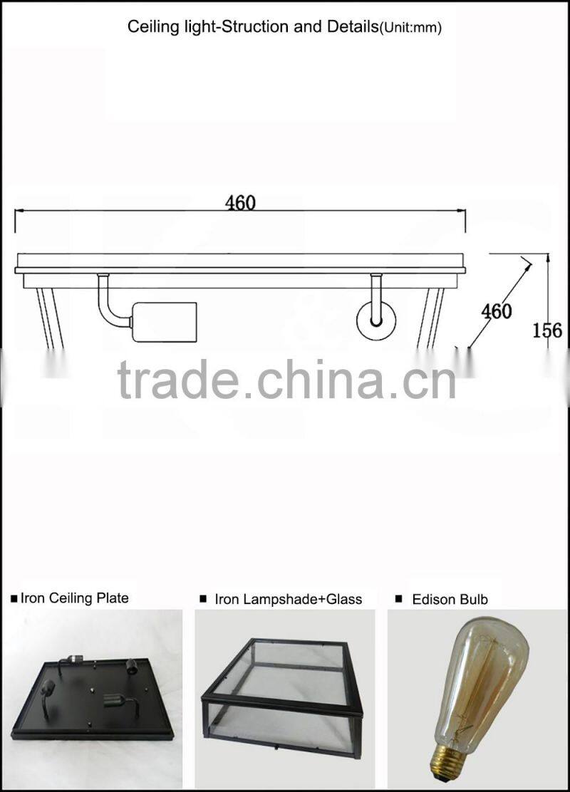 led ceiling lamp modern retro230v led ceiling lamps interior residential led Edison bulb pendant lamp