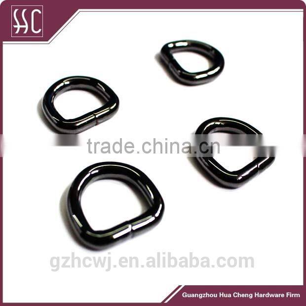 High quality metal D ring for bag polishing handbag ring