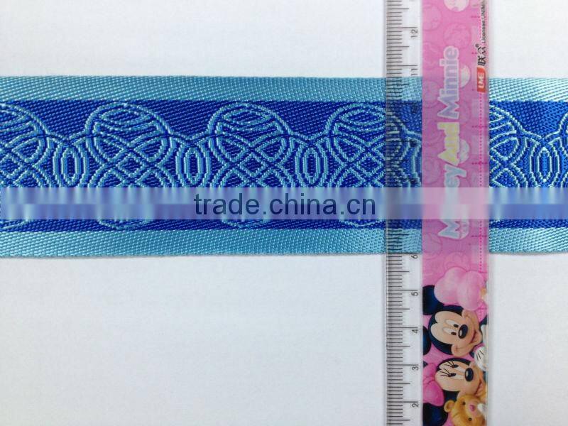 China supplier jacquard nylon webbing for home textile