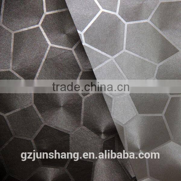 3D affection decorative fabric for wall paper material usage