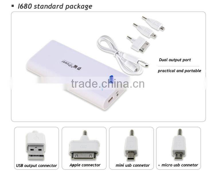 Top selling new design portable power bank rechargable