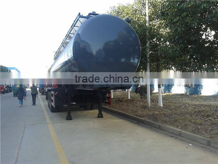 China direct factory chemical tank truck China brand 3axles oil tanker carrier