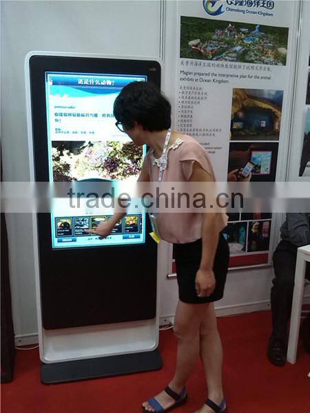 42 inch wall mounted interactive touch screen kiosk with wifi/3g full hd 1080p