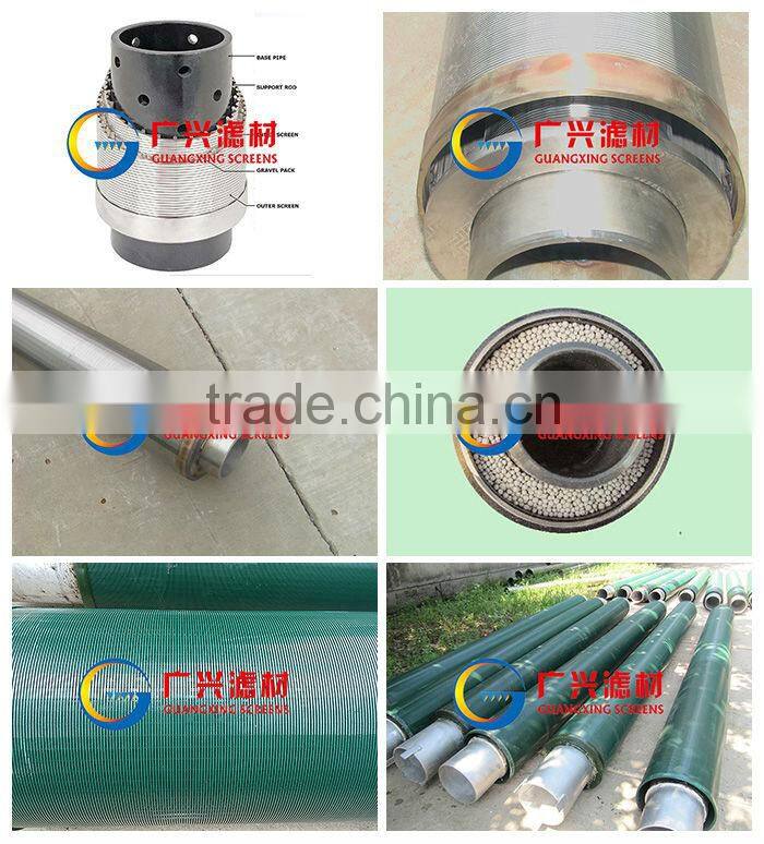 Johnson filter screen/ Wedge wire v wrap screen pipe/tube
