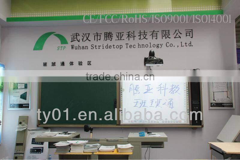 infrared interactive whiteboard with intelligent pen tray