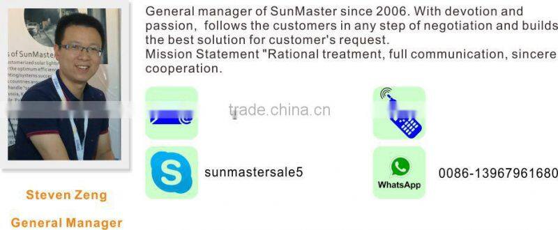 12V/24V Intelligent solar street light with pole