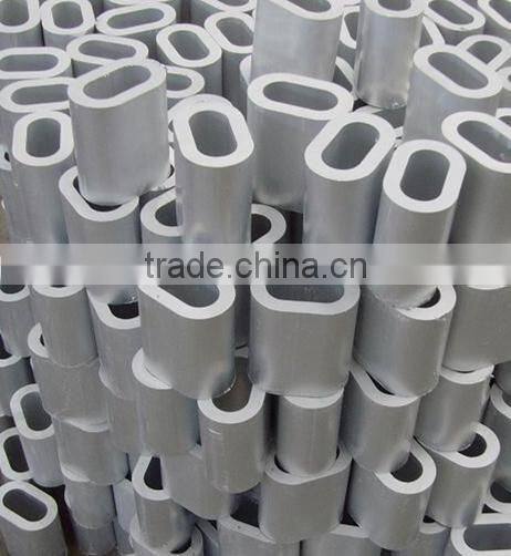drop forged hardware alloy steel/carbon steel lifting hoist aluminum ferrules of steel wire rope