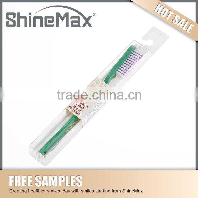 Hotel amenity set travel toothbrush box disposable dental kit plastic toothbrush