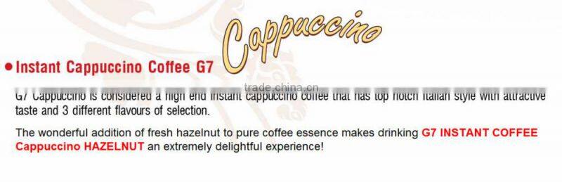 G7 Instant Cappuccino Hazelnut (Bag 500gr)