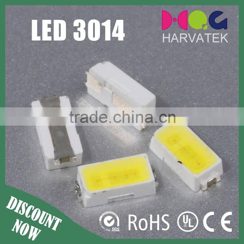 Harvatek ultra bright 3.0x1.4x0.8mm sanan chip 3014 white smd led datasheet