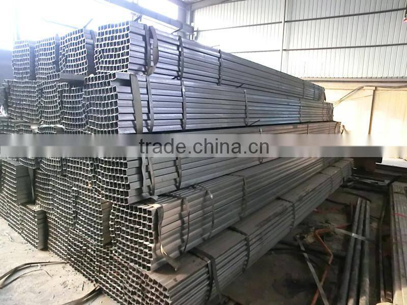 BS1387,ASTM A53 galvanized square tube with the MOQ 10 tons