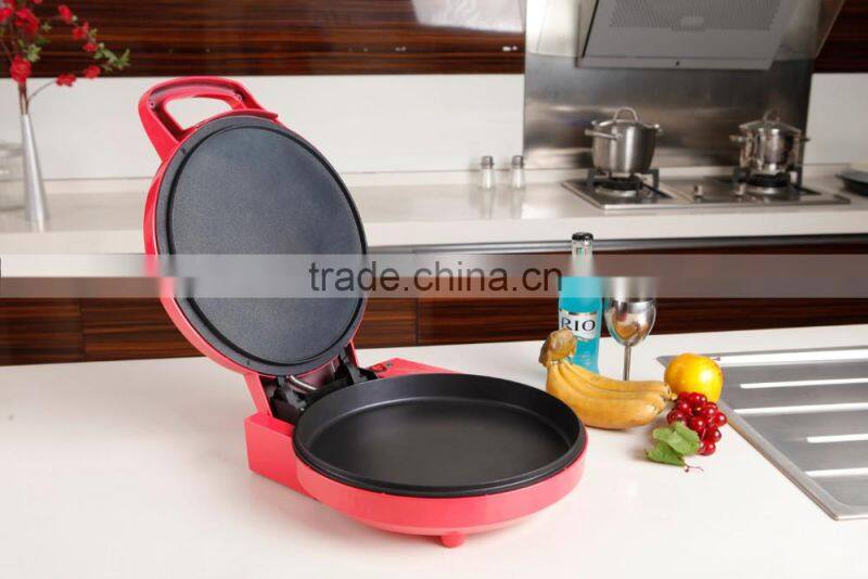 GS ROHS approval Round Electric Pizza Maker Flat Griddle Pan