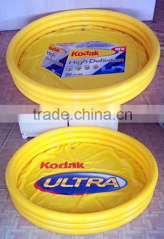 colorful large baby inflatable square swimming pool