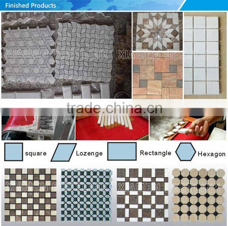 600 type multi blade marble mosaic cutting machine