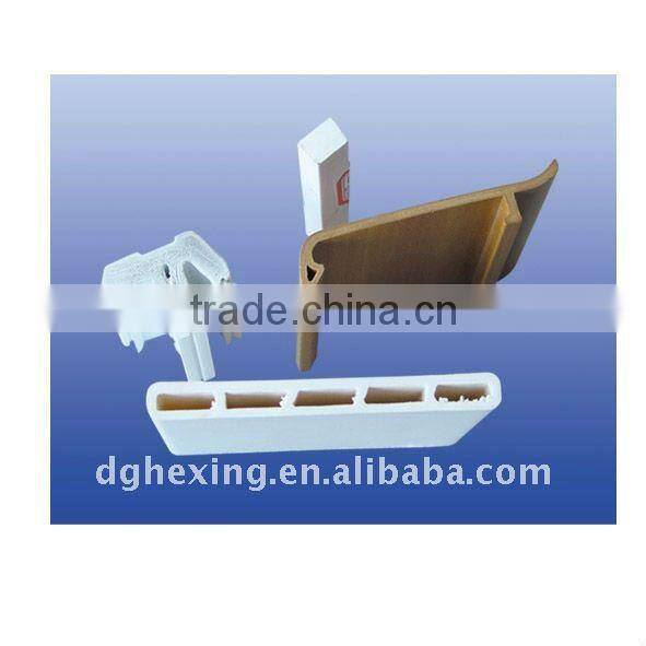 plastic extrusion U shape profile