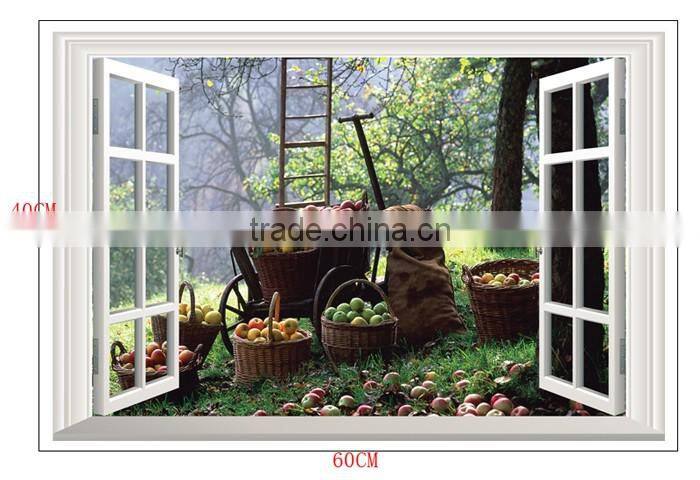 Room Decor Wall Decoration 3D Fruit Tree Applied Artwork Stickers Baby