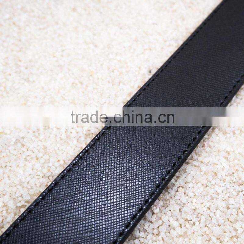 Hong Kong market native man famous brand black leather belt