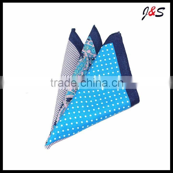 New fashion collection pocket square wool, woll pocket square for men