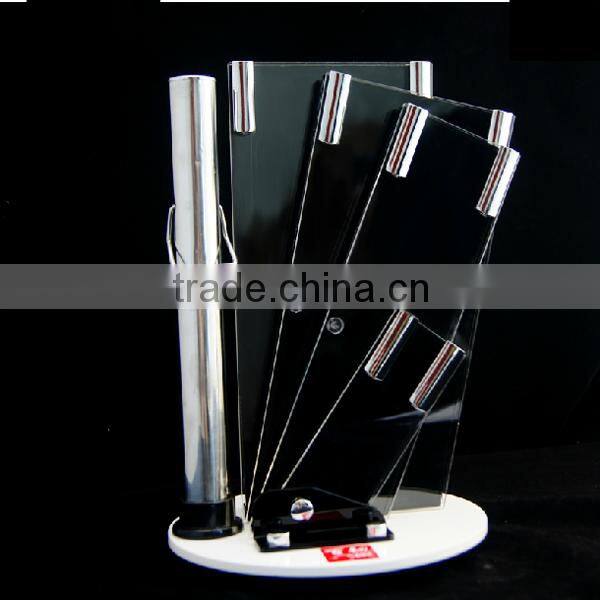 promotional manufacture sale acrylic knife holder