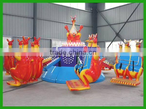 Christmas Mall Decorations Amusement Kangaroo Jumps Animal Park Games for Sale