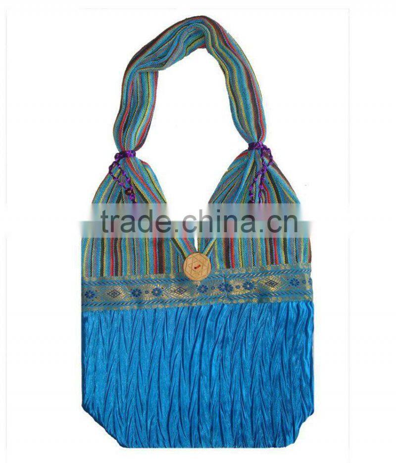 Cotton Handmade Shoulder Bag/Girls College Bag for girls