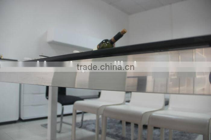 high gloss extandable morden MDF dining table