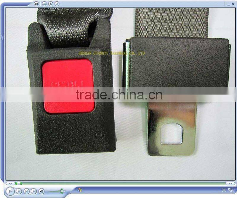simple two point safety belt buckle
