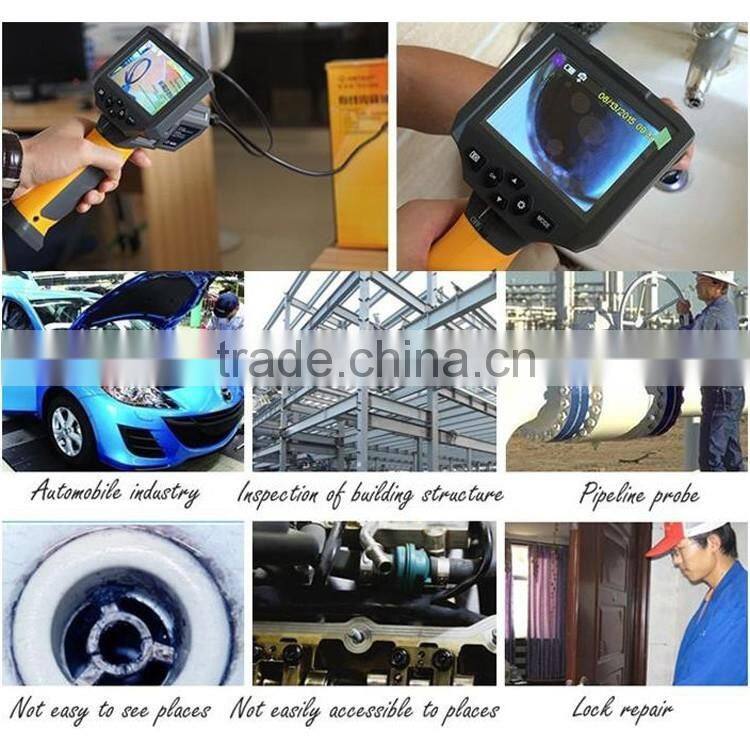 HT-660 3.5 LCD Screen 8.5mm diameter Digital Borescope Endoscope