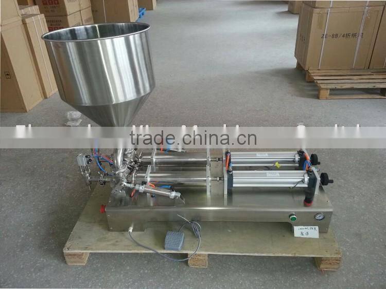 Liquid filling machine semi automatic manual ketchup liquid filling machine