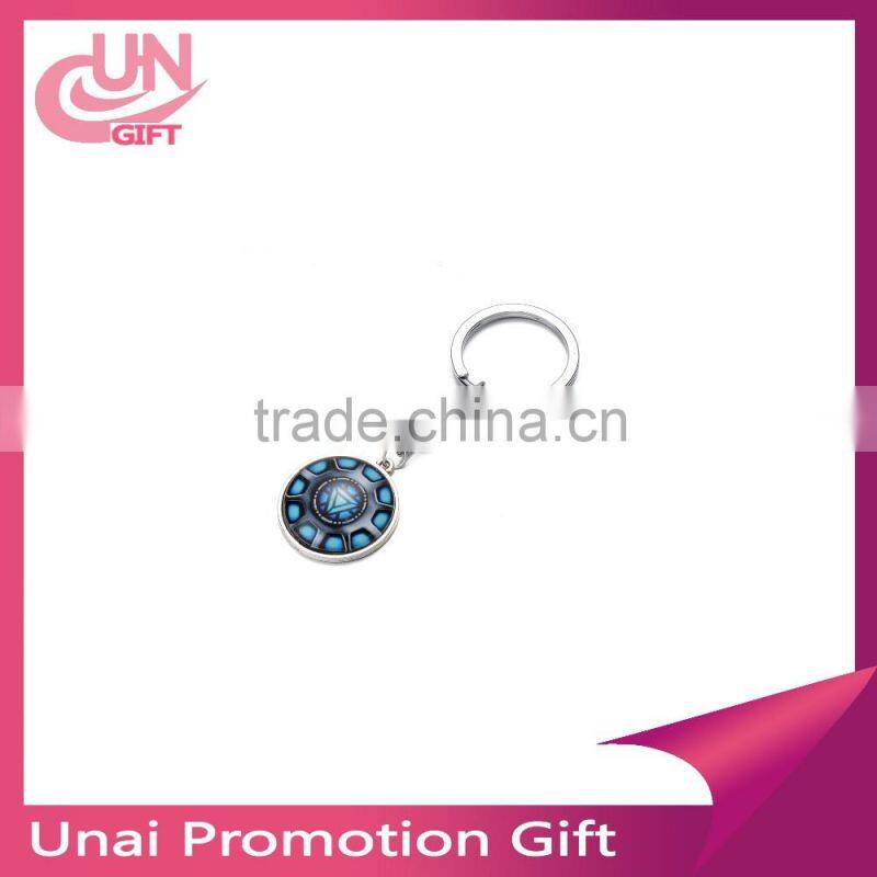 Promotion gift Custom OEM design laser cut logo key holder Handmade leather keychain