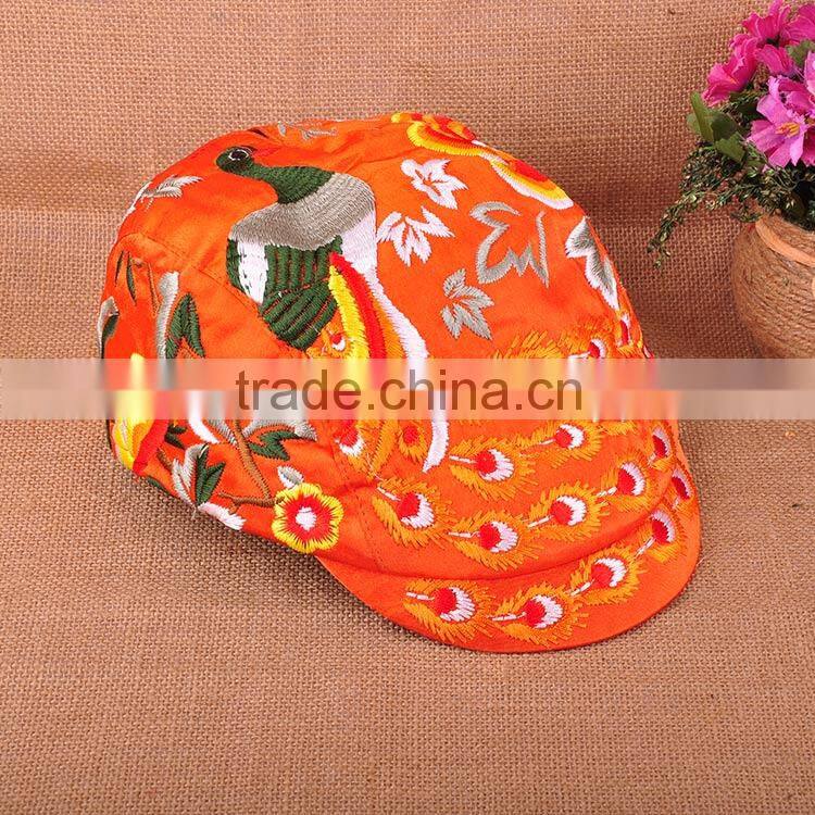 Chinese style Lady/Women hat embroidery hat