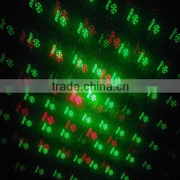 Red green mini gobo laser light sound/auto control, more than 20 different patterns
