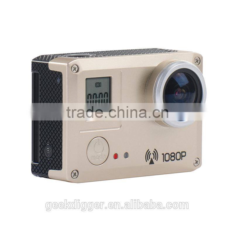Black AMK5000S Outdoor Wifi Action Camera Video HD DV Car DVRWaterproof 30M Shockproof 20MP 1080P