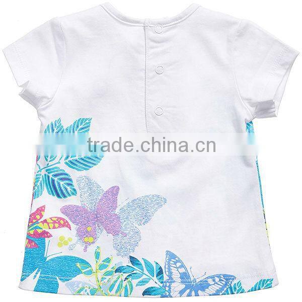 nanchang manufacturer oem cheap baby girl clothes, baby summer t shirt