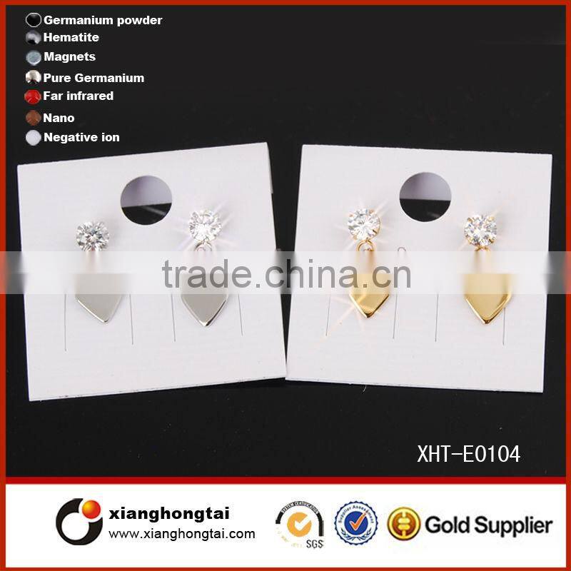 Heart Shape Glaring Diamond Earring Wholesale