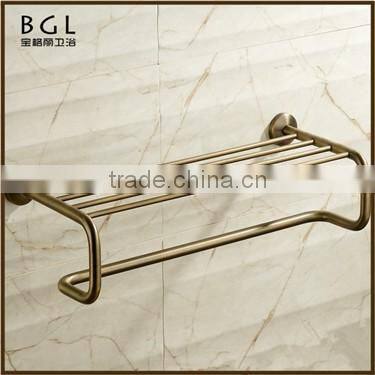 20020-b best selling hot bathroom products zinc alloy bronze bathroom accessory towel shelf