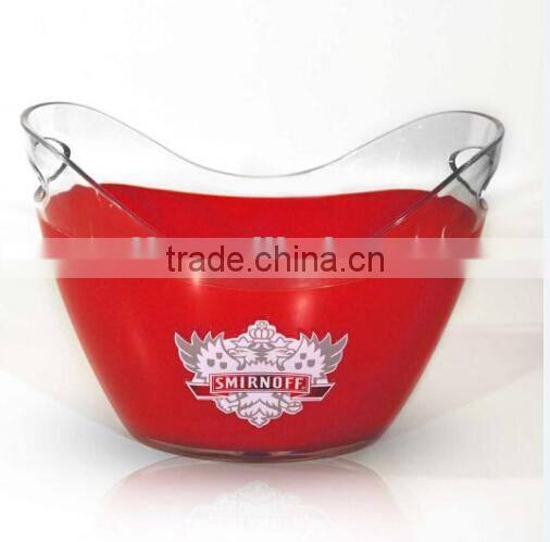 hot selling clear transparent Acrylic champagne ice bucket