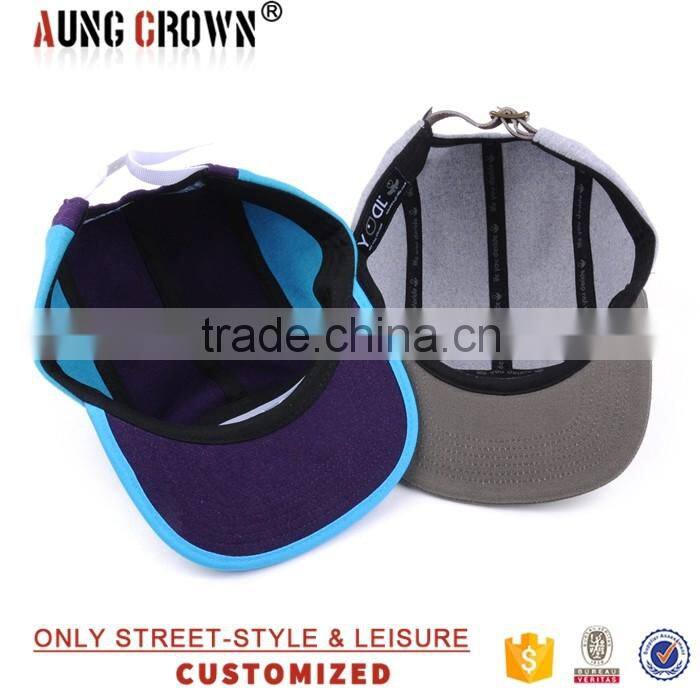 Free size 5 panel cap factory